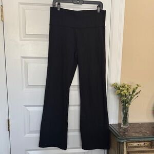 lululemon athletica 10 Reg Black Wide-Leg Pants